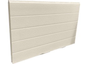 Panneau sectionnelle traditionnel en acier stucco 4 rainures