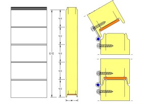 Schéma porte sectionnelle