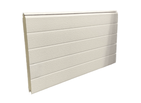 Panneau sectionnelle en acier stucco 4 rainures
